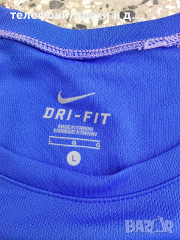 Спортна тениска Nike Dri-fit (L), снимка 4 - Спортни дрехи, екипи - 52590388