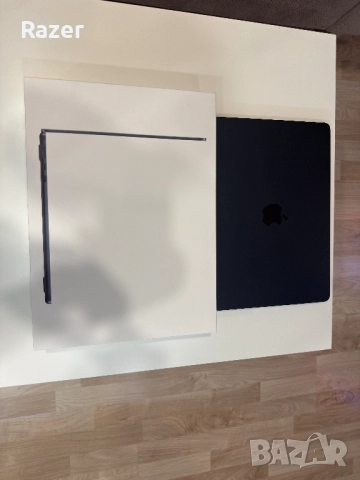 Macbook AiR 13 M2  8/128 Midnight Blue 2022 100% батерия, Гаранционен, снимка 3 - Лаптопи за дома - 52840313