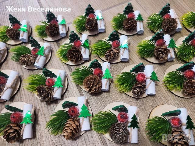 МАЛКИ БЮДЖЕТНИ КОЛЕДНИ ПОДАРЪЧЕТА С КЪСМЕТЧЕ, снимка 3 - Коледни подаръци - 52857941