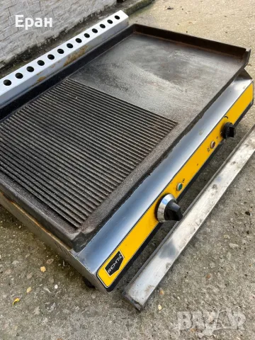 Професионална електрическа скара с две секции, използвана, снимка 6 - Скари - 50260464