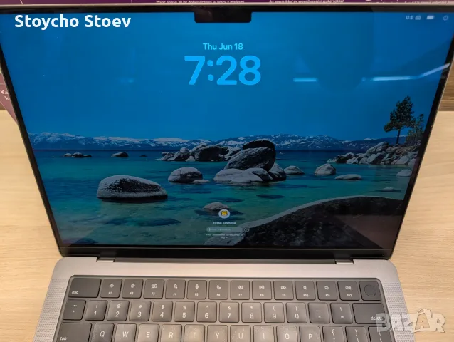 MacBook+Pro+14"+(2021)+/+Apple+M1+Pro16GBRAM512GB+SSDБатерия96%, снимка 3 - Лаптопи за работа - 55797943