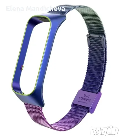 Каишка за Samsung Galaxy Fit 2 метална верижка от неръждаема стомана за смарт гривна Samsung Galaxy