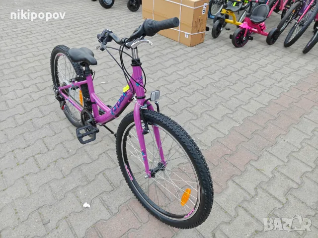 CROSS Велосипед 24" ALISSA лилав, снимка 5 - Велосипеди - 56528900