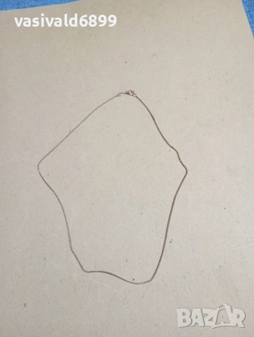 Посребрено синджирче , снимка 2 - Колиета, медальони, синджири - 53882417