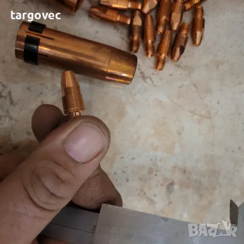газови контактни дюзи за заваръчни машини, снимка 3 - Други машини и части - 48648014