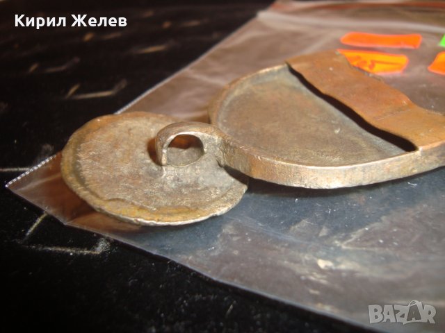 САЧАН БРОНЗ ВЪЗРОЖДЕНСКА ПАФТА ТОКА с ГРАНАТ СМАРАГД ЕДИНИЧКА ОРНАМЕНТИРАНА 18-19 ВЕК 12387, снимка 13 - Антикварни и старинни предмети - 30331033