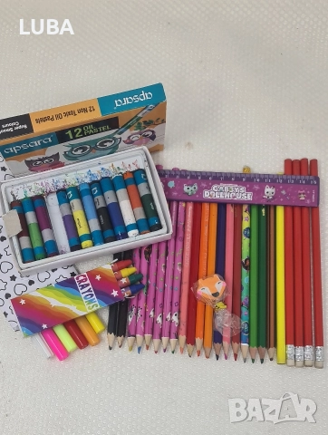 сет от цветни моливи ,и др, снимка 2 - Други - 52921470