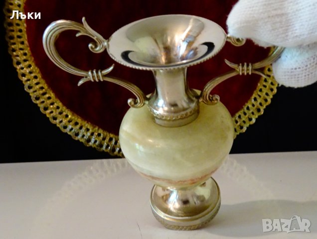 Амфора,ваза,свещник,оникс. , снимка 5 - Вази - 37369708