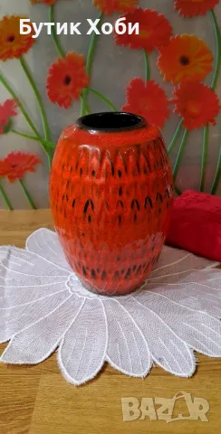 Винтидж керамична ваза,  West Germany,  Scheurich?