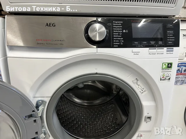 Пералня AEG 8000 Series OKOMix 8кг A+++, снимка 3 - Перални - 56435346