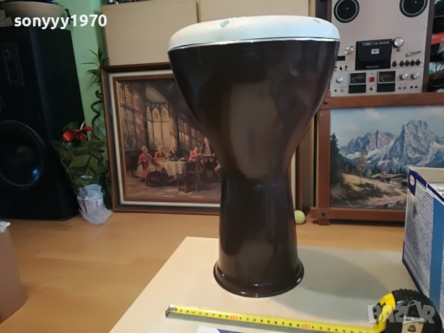 ТАРАМБУКА ГОЛЯМА КАФЯВ ГЛАНЦ 43Х26СМ 3103231343, снимка 8 - Ударни инструменти - 40204381