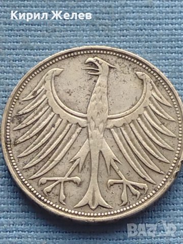 Сребърна монета 5 марки 1951г. Германия уникат за КОЛЕКЦИОНЕРИ 39624, снимка 5 - Нумизматика и бонистика - 42763447