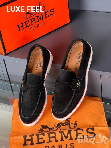 Hermes ⚜️Естествен Велур ⚜️, снимка 13 - Ежедневни обувки - 54282580