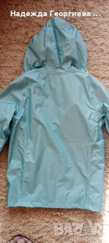 Детско яке водоустойчиво на Декатлон за момиче12-14 год, снимка 3 - Детски якета и елеци - 48072215