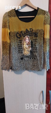 Дамска блуза с момиче, снимка 3 - Блузи с дълъг ръкав и пуловери - 9546455