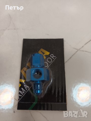 Преходник, манометър, нипел, фитинг 4AN и 6AN с изход за монтаж на манометър, снимка 2 - Аксесоари и консумативи - 37574800