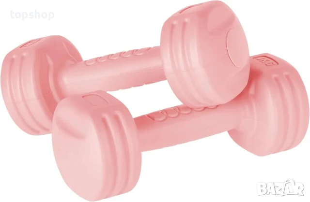 2 бр. Гирички по 1кг, Битумни дъмбели Rebel Active RBA-2305 2 х 1 кг