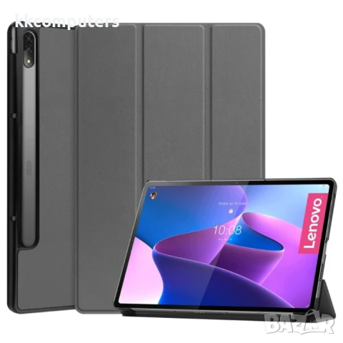 Lenovo Tab P12 Pro 12.6 Кожен Калъф и Протектор, снимка 4 - Калъфи, кейсове - 50783957