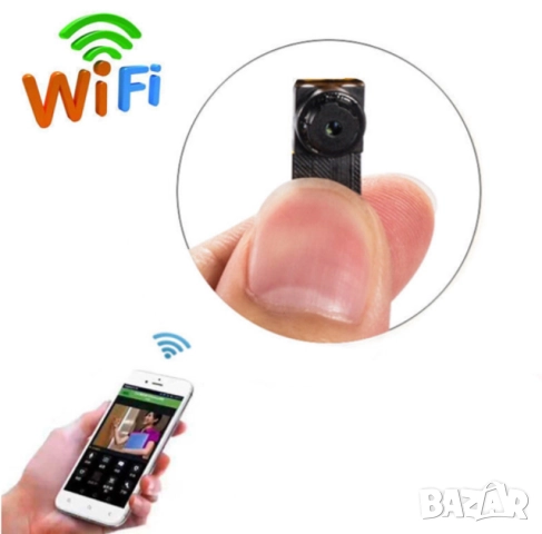 WiFi мини микро шпионска скрита камера за наблюдение WiFi мини микро шпионска скрита камера за наблю, снимка 4 - Други - 52035646