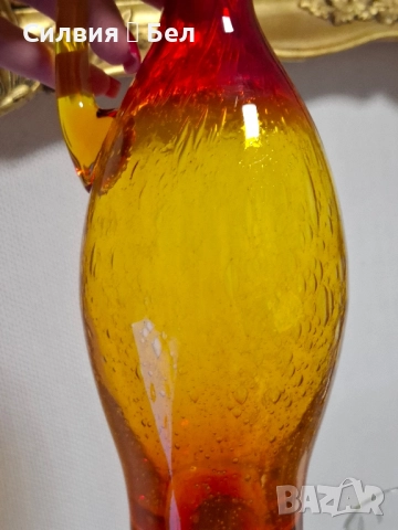 Винтидж стомна Арт стъкло , снимка 13 - Антикварни и старинни предмети - 52061590