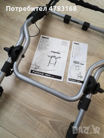 Велобагажник Thule ClipOn 9103 – за 3 велосипеда (за задна врата), снимка 4 - Аксесоари за велосипеди - 54036956