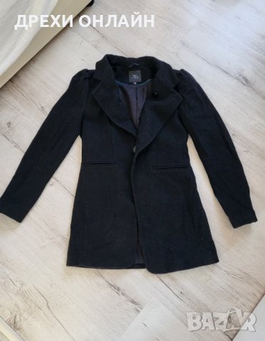 Черно палто Next , снимка 2 - Палта, манта - 44493595