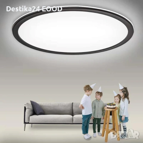 LED плафон за таван 18W Artbrite IP44 Ø29.5см, снимка 3 - Лед осветление - 53154095