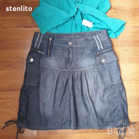 Дънкова пола Geisha Jeans размер  L , снимка 1