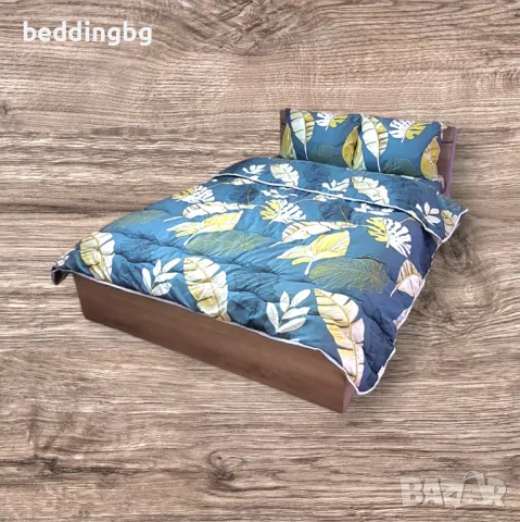 #Спален #комплект двоен с прошита олекотена завивка микрофибър , снимка 8 - Спално бельо - 31775811