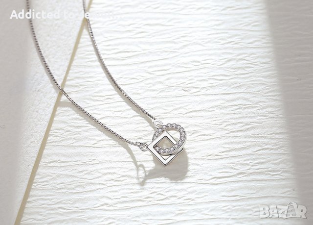 Тотална разпродажба - 50% Сребърно колие /8197/, снимка 3 - Колиета, медальони, синджири - 39684363