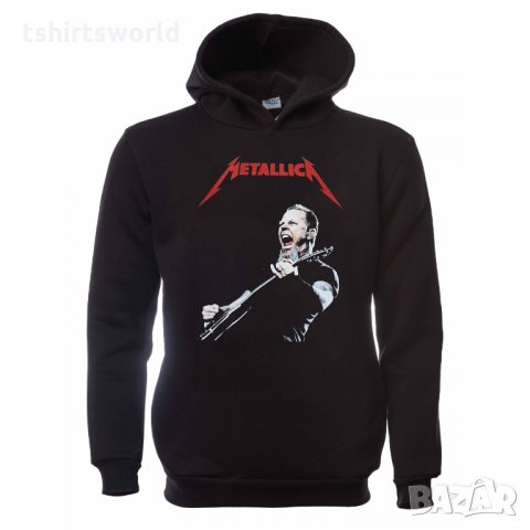 Нов мъжки суичър с дигитален печат на музикалната група Metallica (Металика), снимка 8 - Суичъри - 31757750
