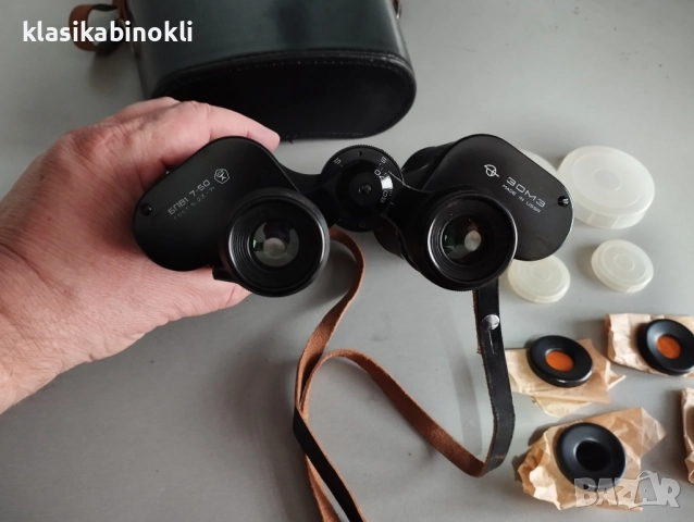 ТОП НОВ Съветски Бинокъл-БПВ1 7х50-MADE IN СССР, снимка 2 - Екипировка - 52823360