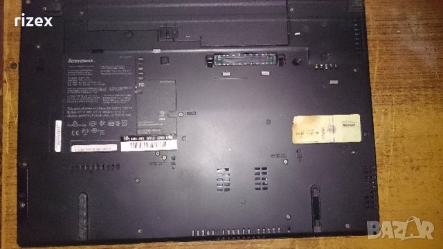 *Продаден* IBM ThinkPad T61p за части, снимка 5 - Части за лаптопи - 38337328