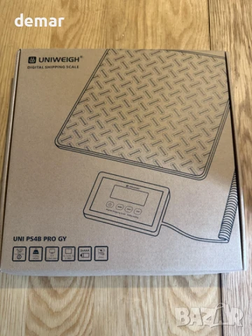UNIWEIGH 200 кг, Цифрова везна за пощенски пратки, батерии и USB, сива, снимка 9 - Друга електроника - 50791404
