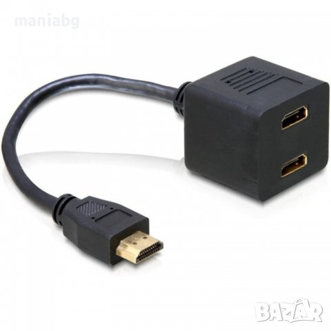 HDMI кабелен сплитер DELOCK, снимка 1 - Други - 38158097