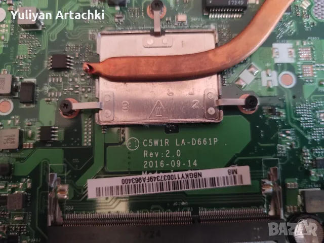 Aser Aspire ES1-523 C5W1R LA-D661P, снимка 2 - Части за лаптопи - 48315883