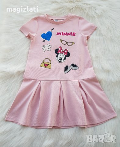 Рокля Мини Маус H&M размер 110-116см. , снимка 3 - Детски рокли и поли - 37383396