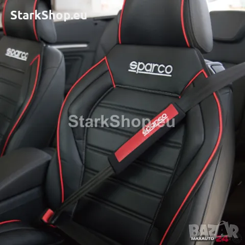  Протектор за колан Sparco син, черен, червен – 2бр, снимка 4 - Аксесоари и консумативи - 47525908