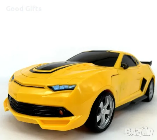 Трансформърс кола робот с дистанционно и акумулаторна батерия, снимка 4 - Коли, камиони, мотори, писти - 47303548