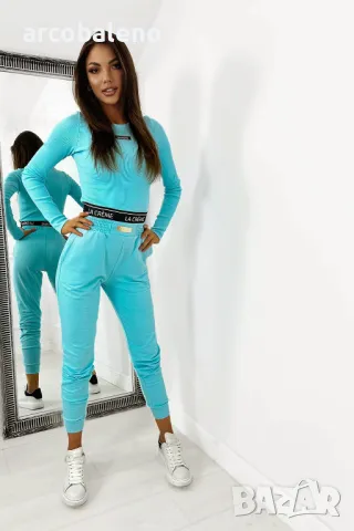 Дамски комплект горнище и панталон Sleepy Mood, 3цвята , снимка 8 - Комплекти - 49400325