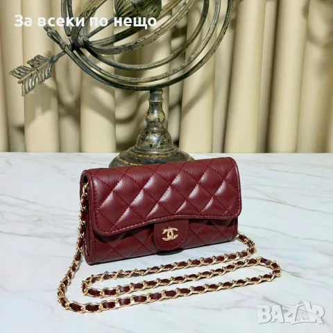 Chanel Дамска Кожена Чанта С Дълга Дръжка За През Рамо Шанел - Различни Цветове Код SEM-128, снимка 9 - Чанти - 55754535