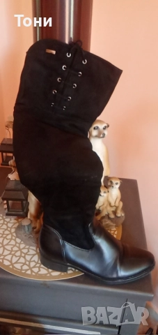 Дамски чизми еко кожа, снимка 2 - Дамски ботуши - 51701574