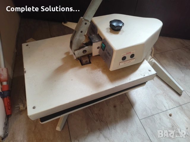 Текстилна преса DÜSCH 51x38 см + около 50 л.м. TransFlex флекс фолио – комплект