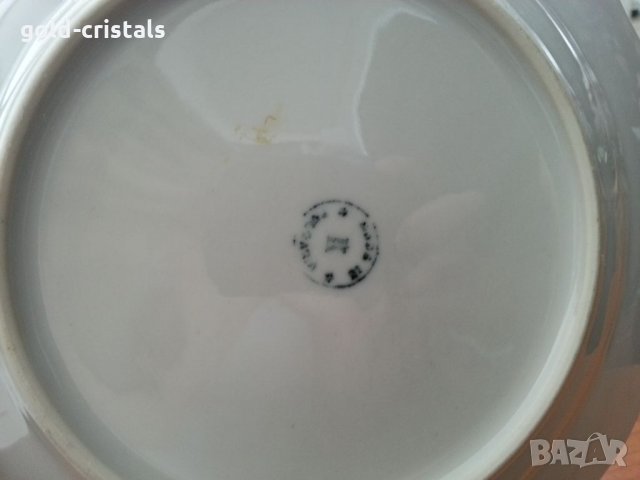 Стар български порцелан чинии дълбоки, снимка 4 - Антикварни и старинни предмети - 33760935