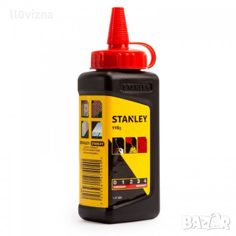 Stanley - Червена креда за чертилки - 115гр.