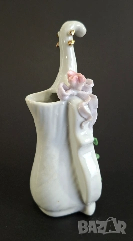 Порцеланова ваза вилончело, снимка 3 - Вази - 54292894