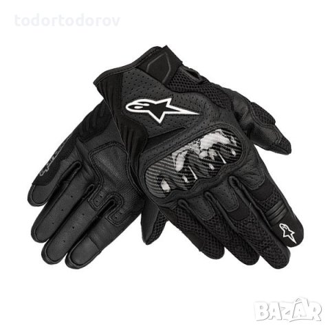 Топ Цена Мото ръкавици за мотор ALPINESTARS SMX-1 AIR V2 BLACK/BLACK, снимка 1 - Аксесоари и консумативи - 40819431