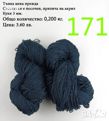 Евтини прежди в малки количества - нови и остатъци , снимка 16 - Други - 52042430