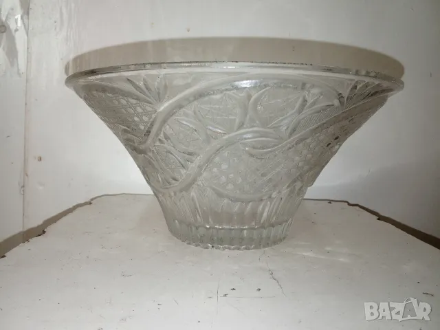 Стъклена купа, снимка 2 - Чинии - 47697870