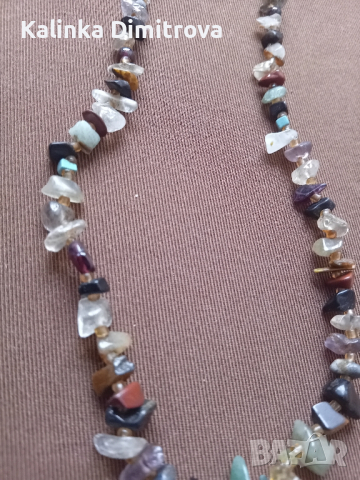 Дамско колие с полускъпоценни камъни., снимка 5 - Колиета, медальони, синджири - 44743696